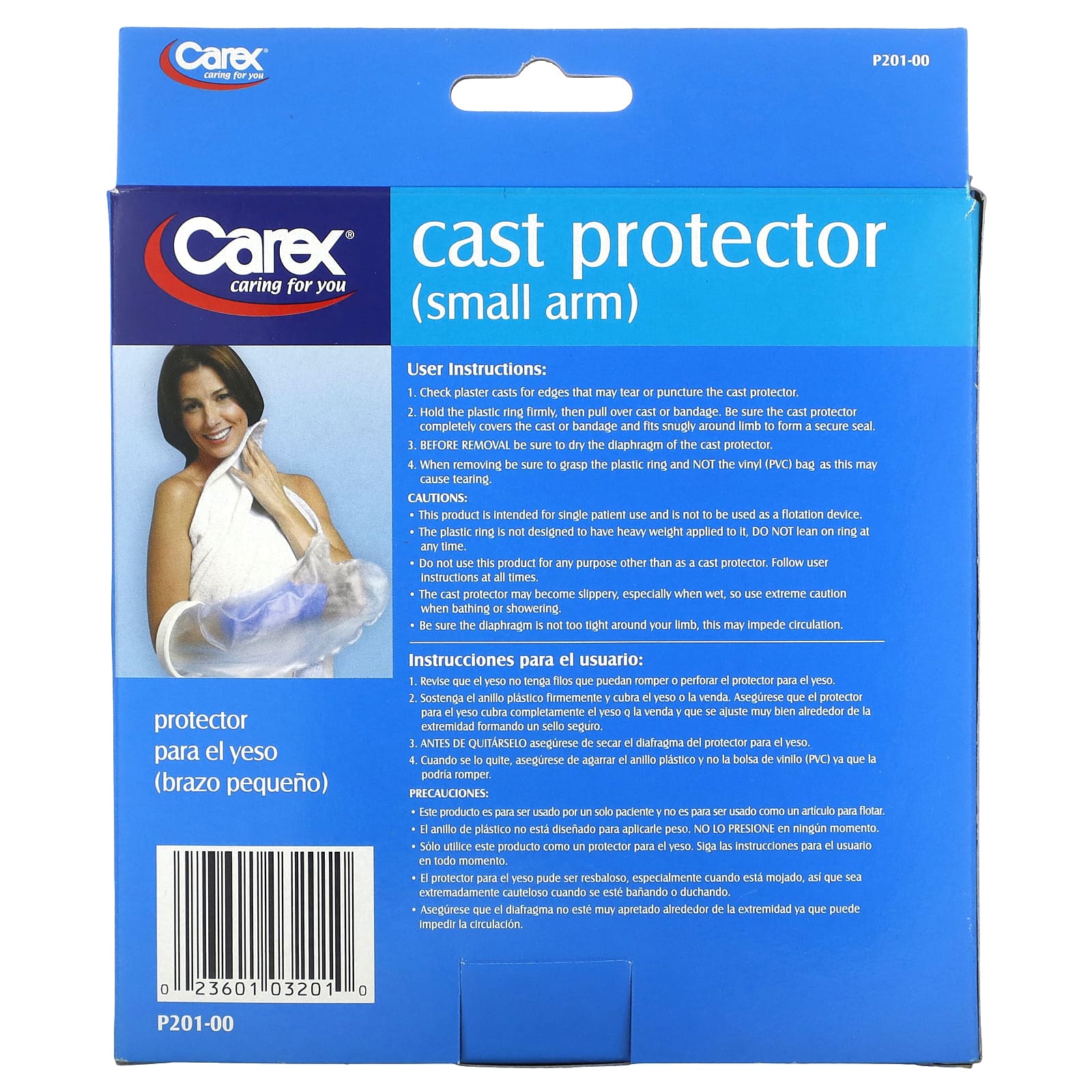 Carex Cast Protector for Smaller Arm Casts, Reusable & Waterproof - Image 2