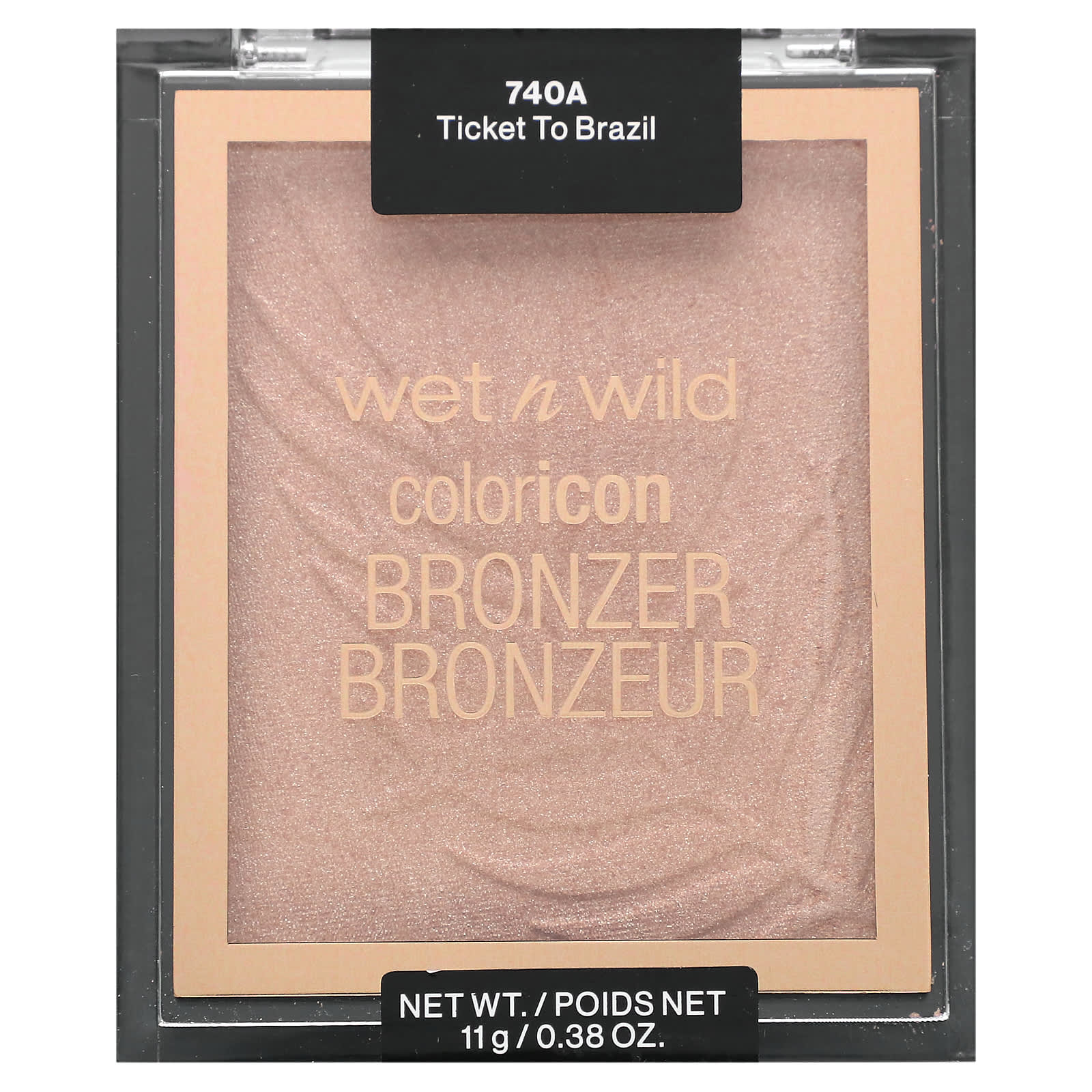 wet n wild, Color Icon, Bronzer, 740A Ticket to Brazil, 0.38 oz (11 g) - Image 1