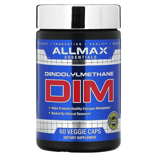 ALLMAX DIM 100mg per Capsule, 60 Veggie Capsules - Promote Healthy Estrogen Metabolism - Image 1