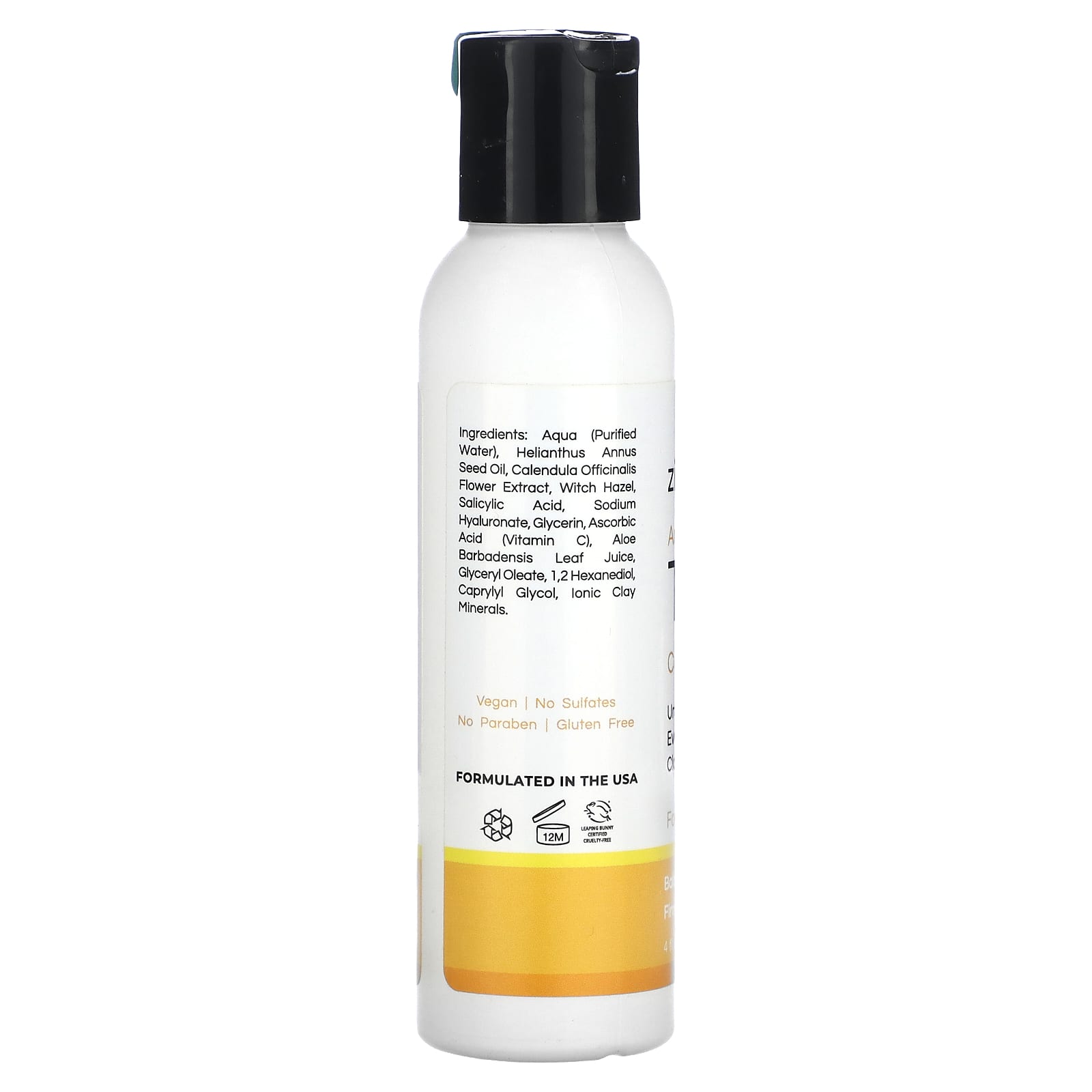 Zion Health, Ancient Minerals Toner, Calendula, 4 fl oz (120 ml) - Image 2