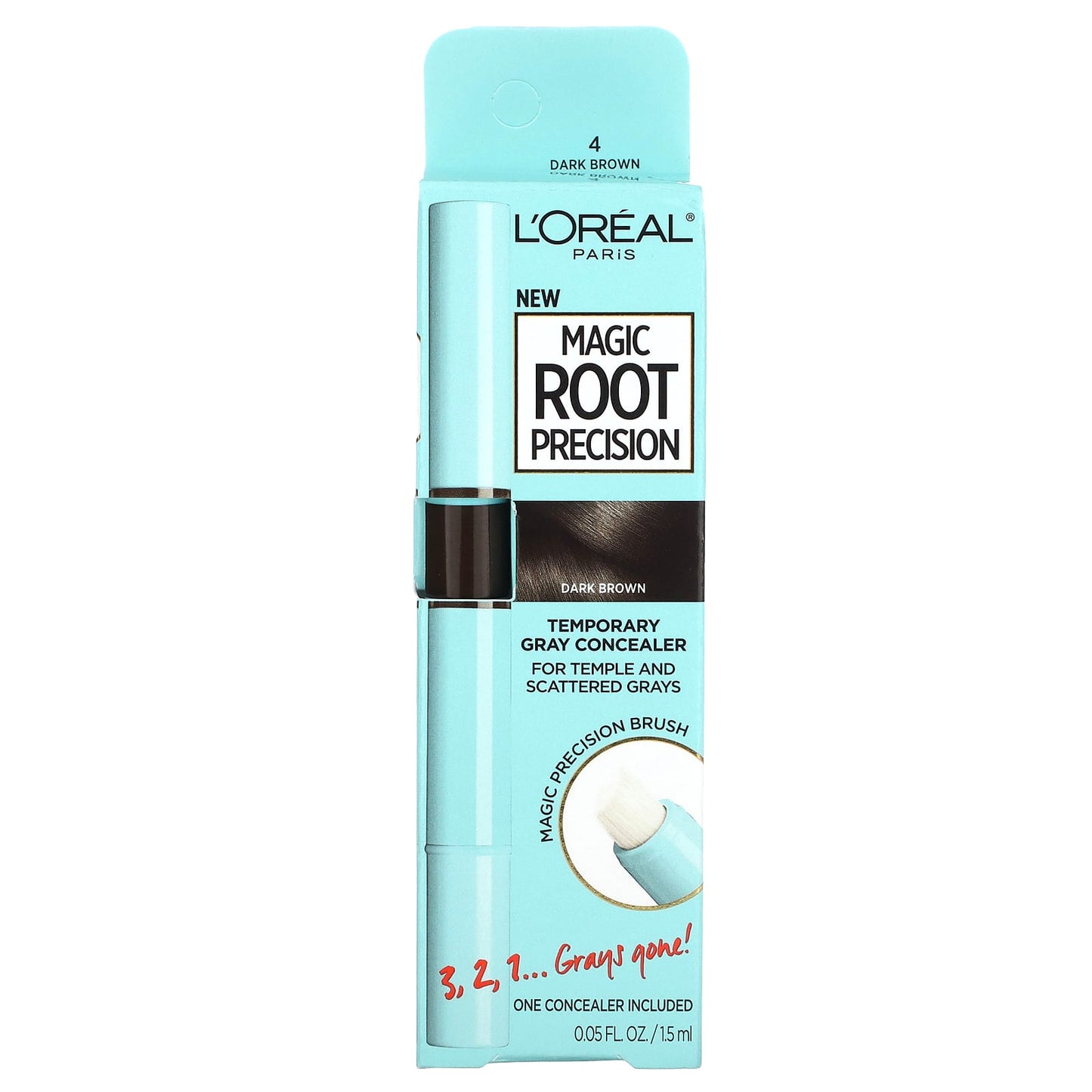 L'Oréal, Magic Root Precision, Dark Brown, 0.05 fl oz (15 ml) - Image 2