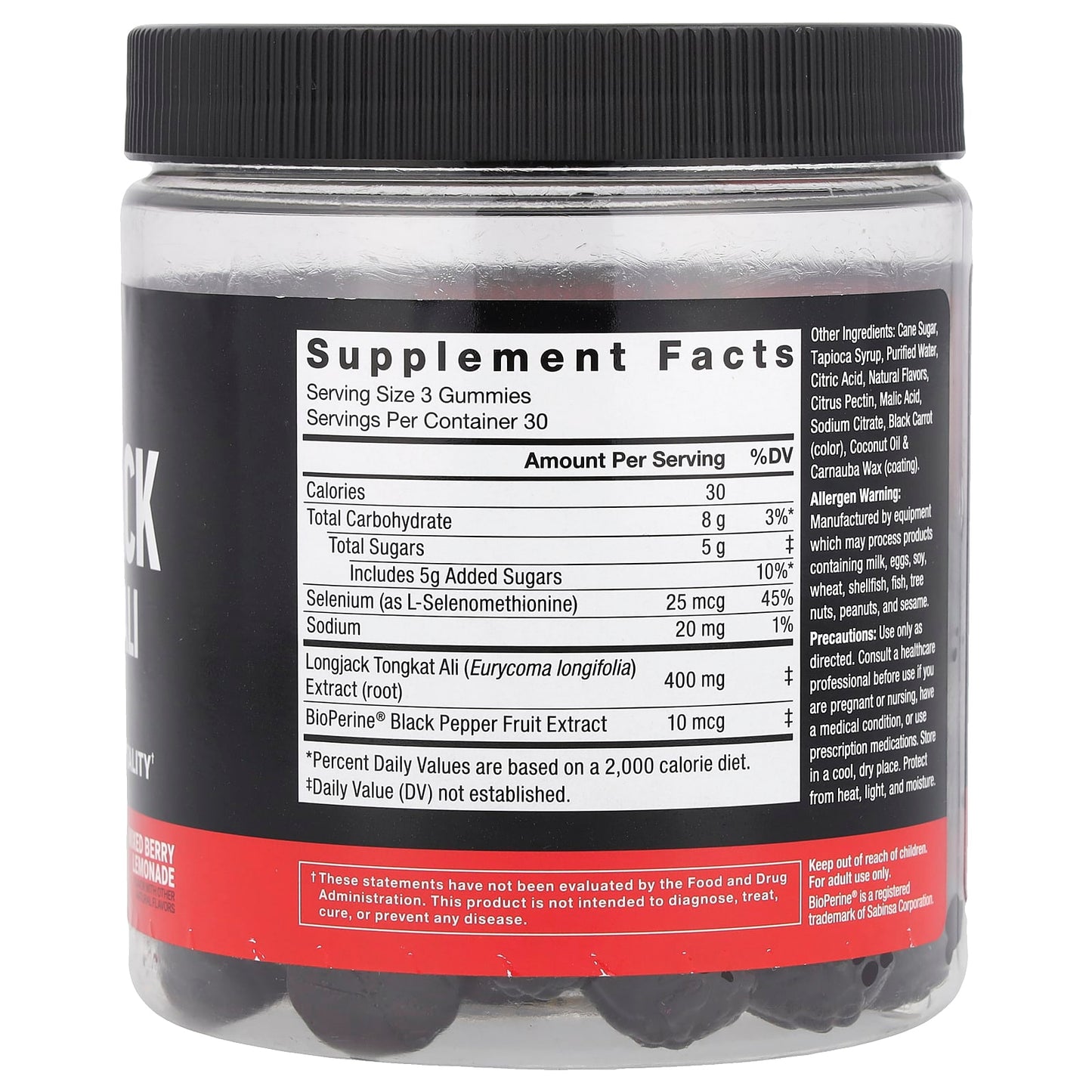 Boost Your Masculine Drive with Force Factor Longjack Tongkat Ali Gummies - Image 2