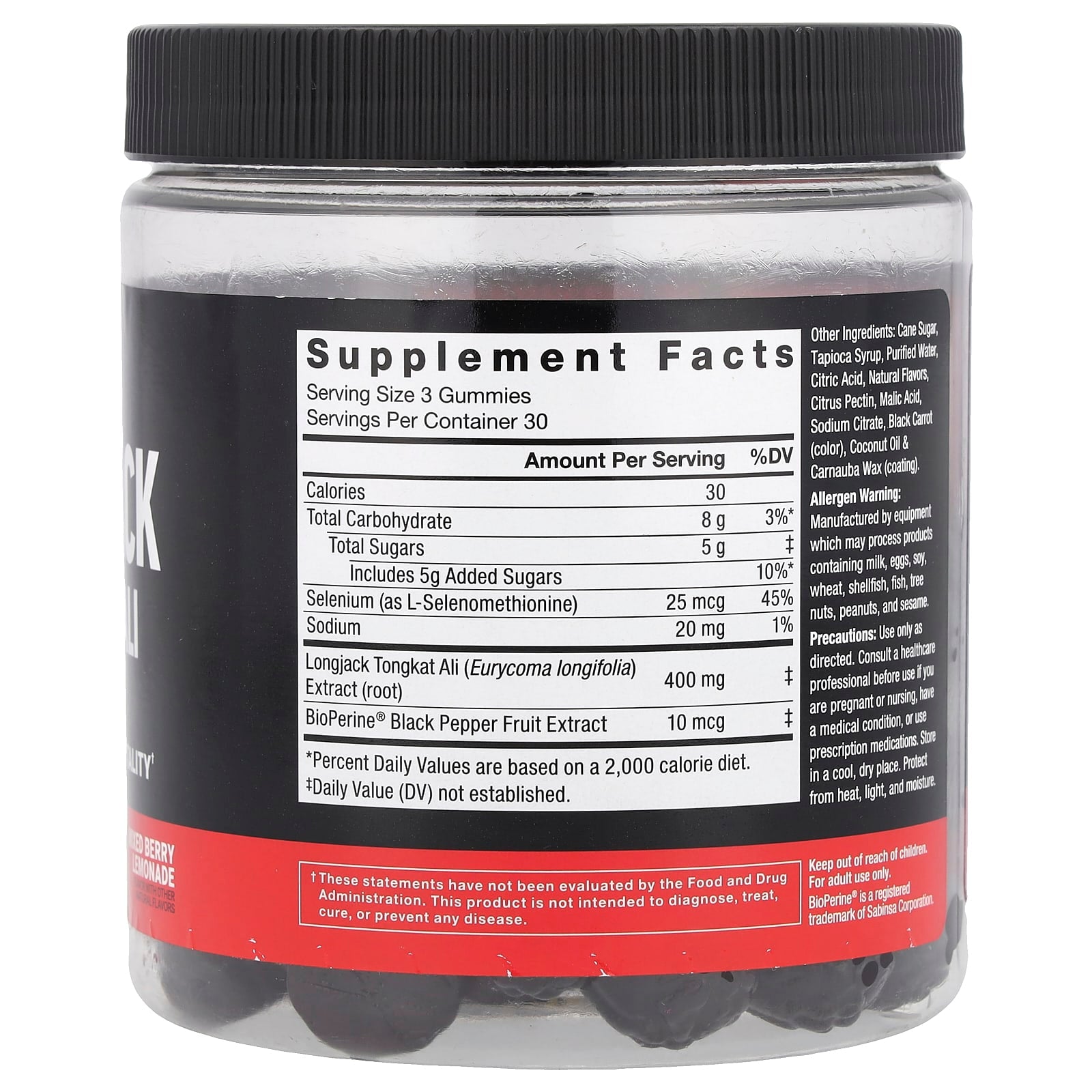 Boost Your Masculine Drive with Force Factor Longjack Tongkat Ali Gummies - Image 2