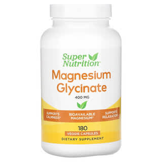 Unlock Calm & Relaxation with Magnesium Glycinate 180 Veggie Capsules