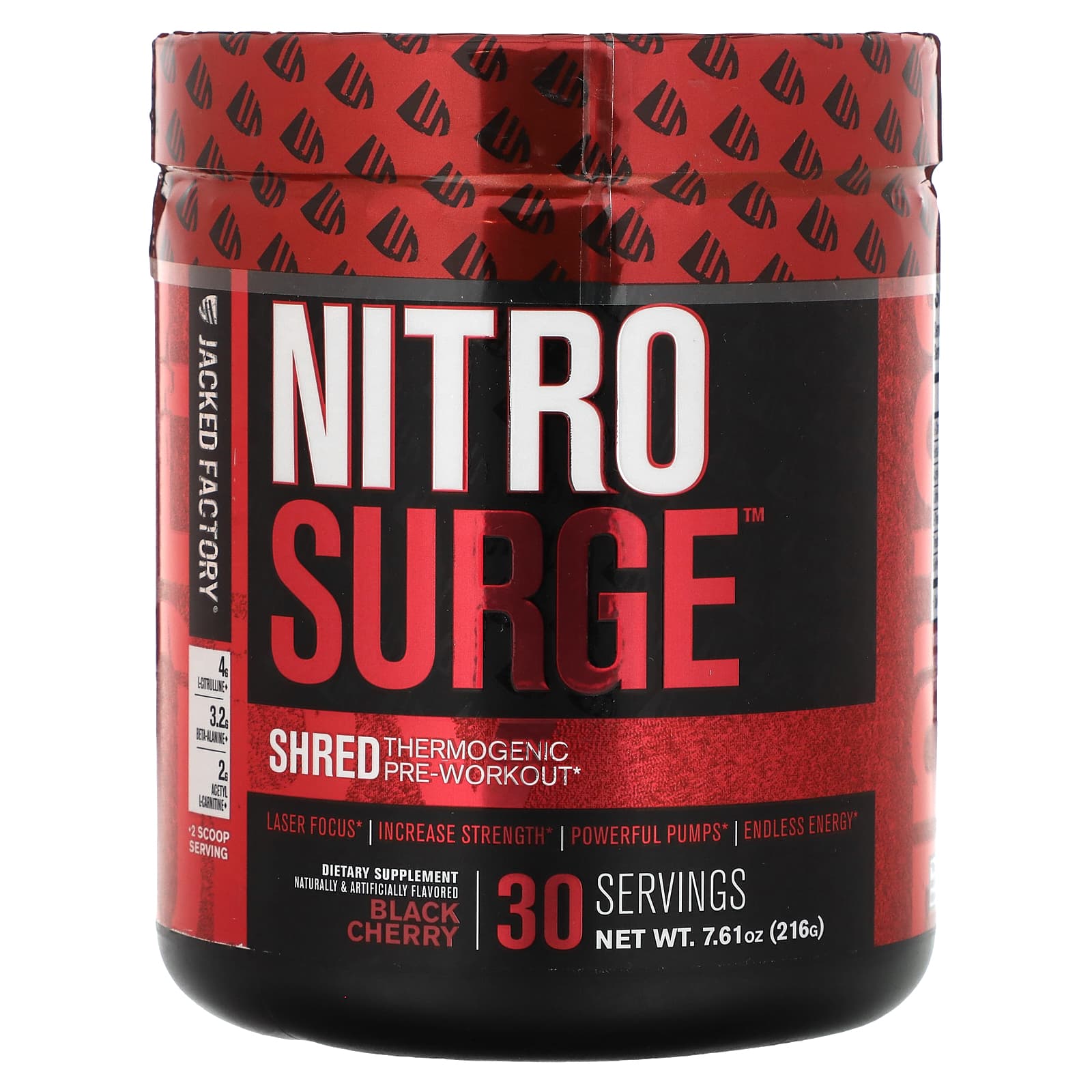 Jacked Factory Nitro Surge Shred Thermogenic Pre-Workout - Image 1