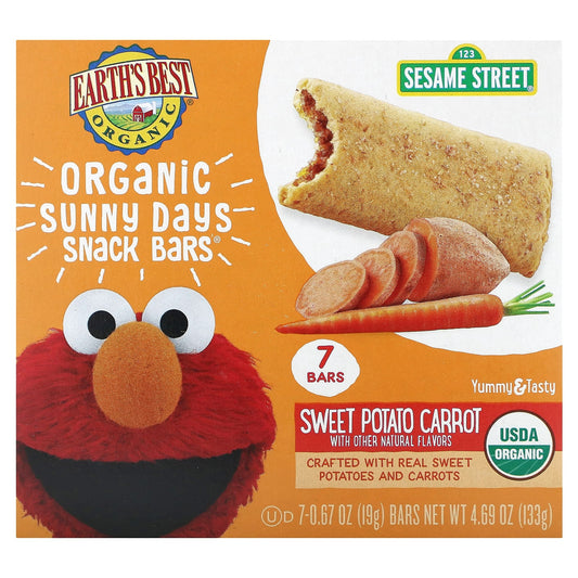 Organic Sunny Days Snack Bars by Earth's Best for Toddlers - Image 1