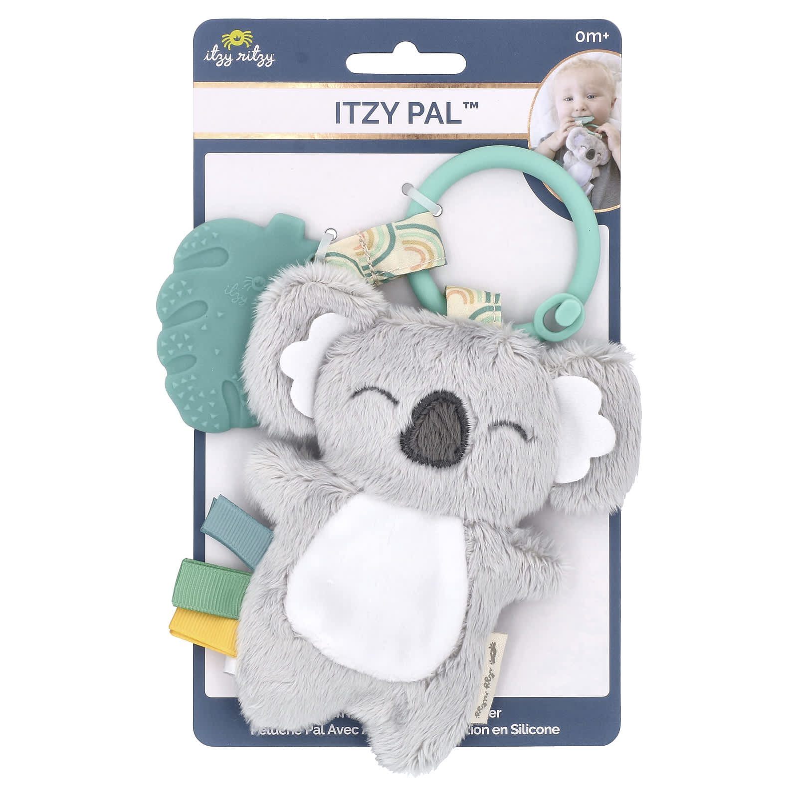 Koala Plush Toy with Teether for 0+ Months | itzy ritzy - Image 1
