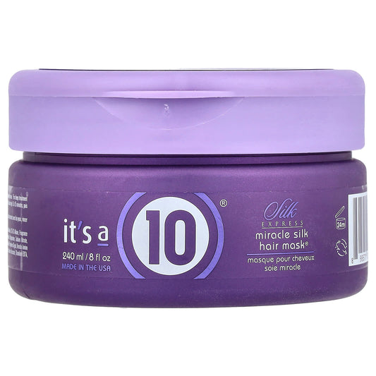 Miracle Silk Hair Mask for Silky, Smooth Hair &amp; Frizz Control - 8 fl oz - Image 1