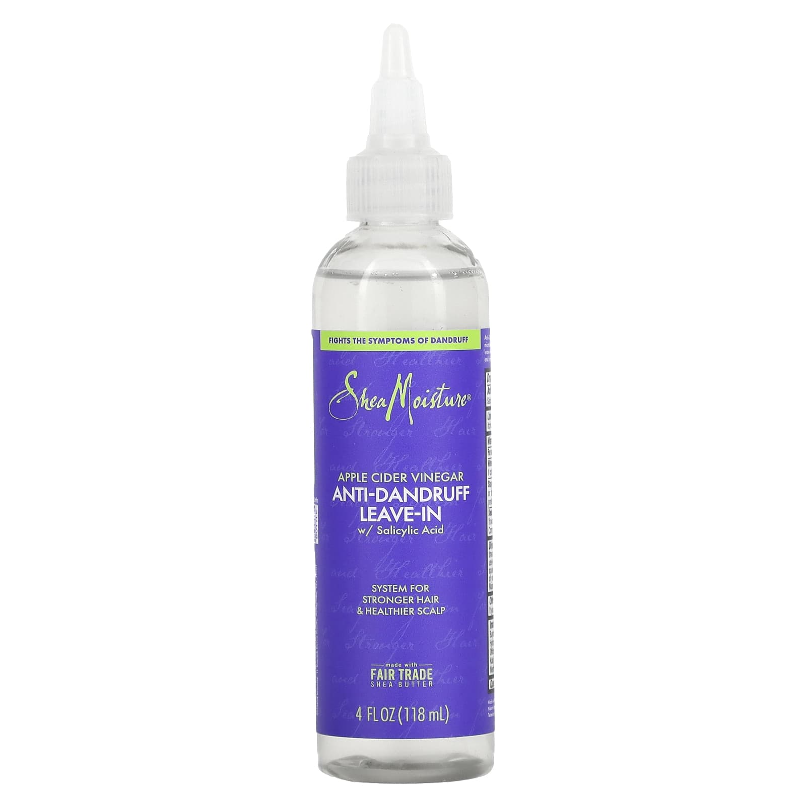 SheaMoisture, Anti-Dandruff Leave-In, Apple Cider Vinegar, 4 fl oz (118 ml) - Image 1