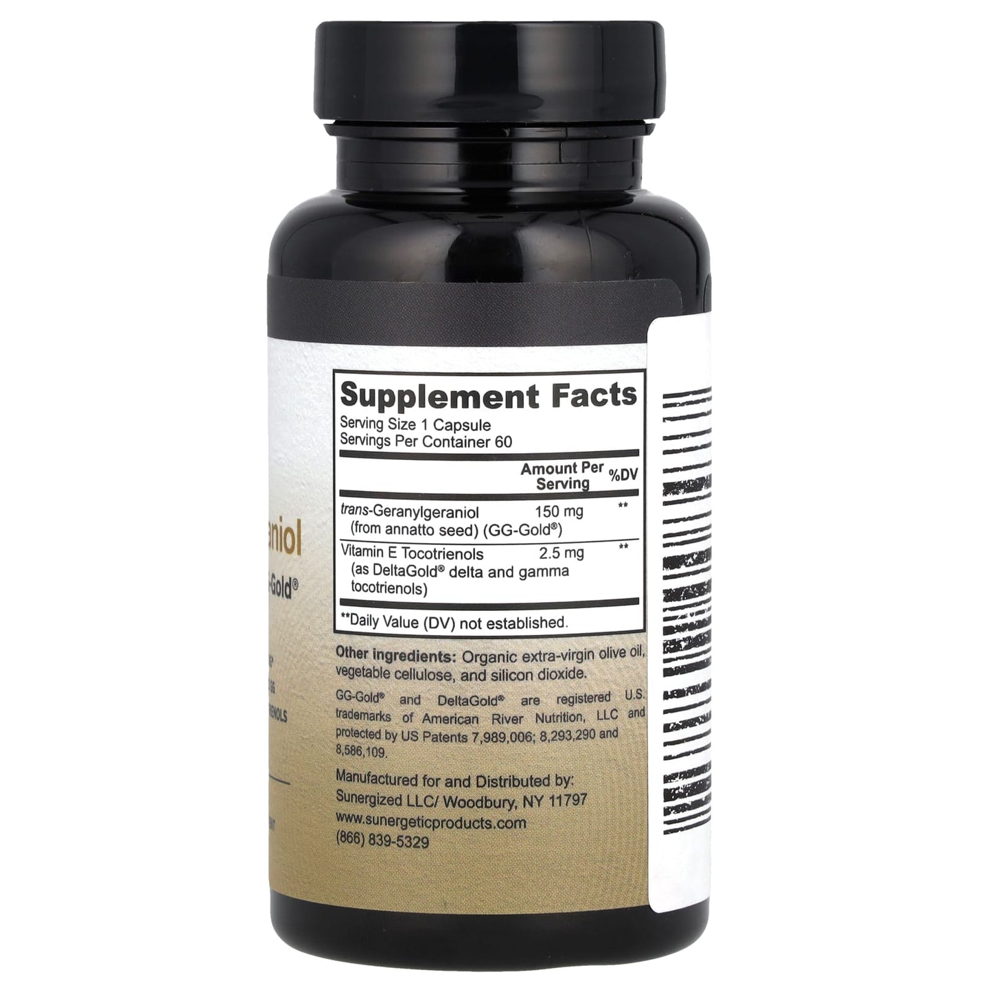 Sunergetic, Geranylgeraniol, 60 Liquid Capsules - Image 2