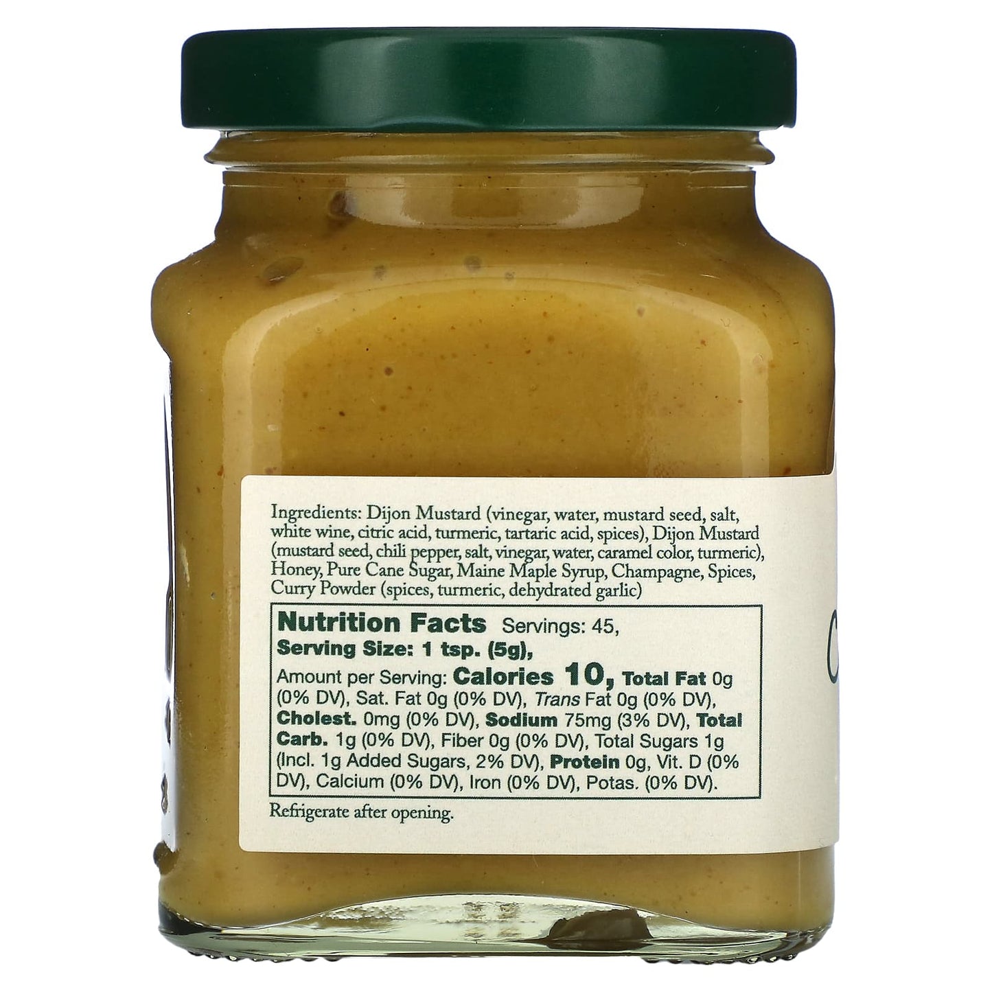Stonewall Kitchen, Maine Maple Champagne Mustard, 8 oz (227 g) - Image 2