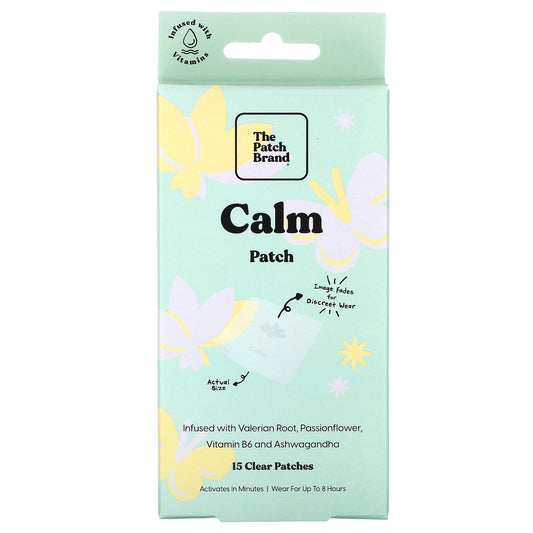 The Patch Brand, Calm Patch, 15 Clear Patches - Image 1