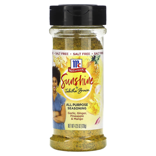 McCormick, All Purpose Seasoning, Sunshine by Tabitha Brown, Salt Free, 4.25 oz (120 g) - Image 1