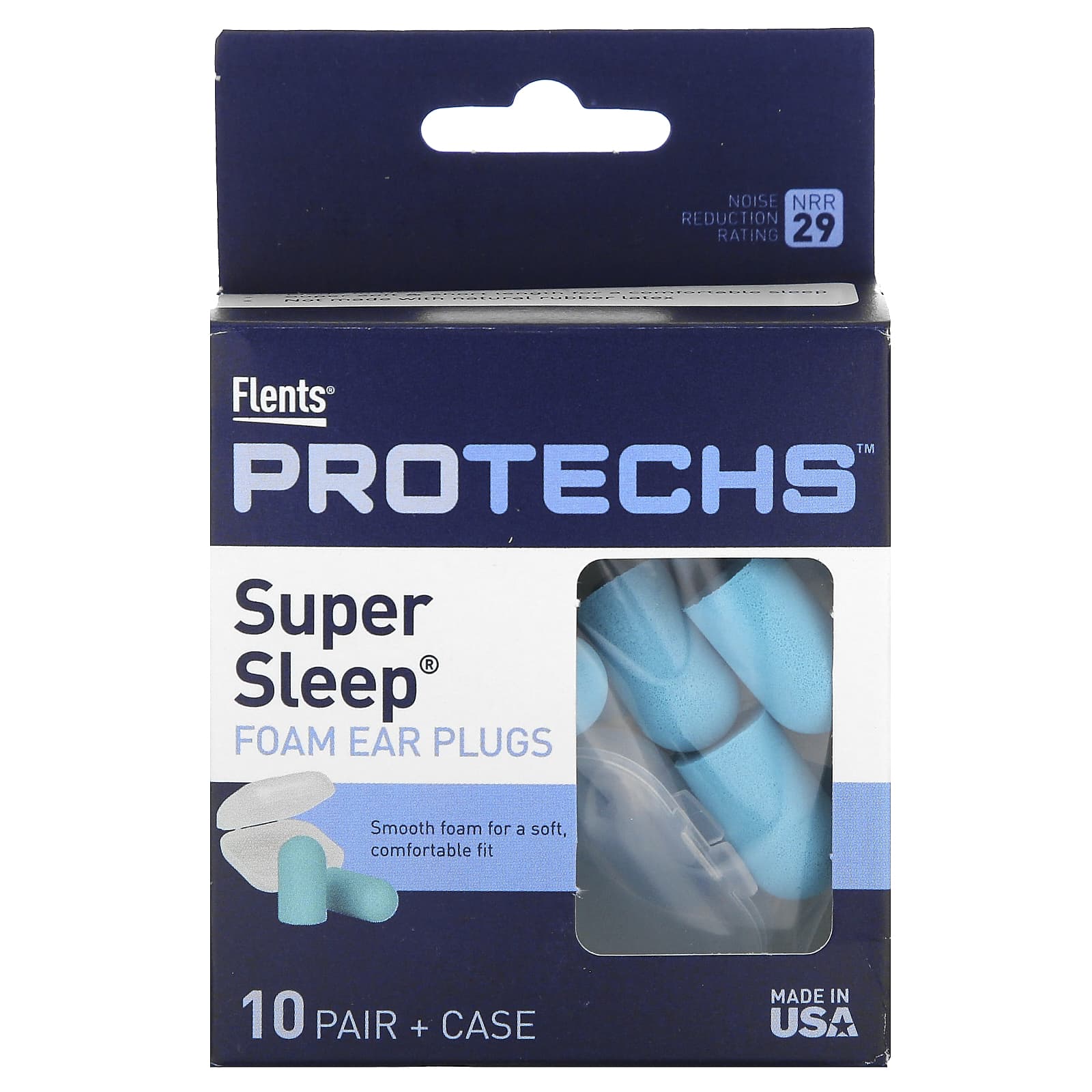 Flents Foam Ear Plugs - Soft, Comfortable Noise Reduction for Sleeping - Image 1