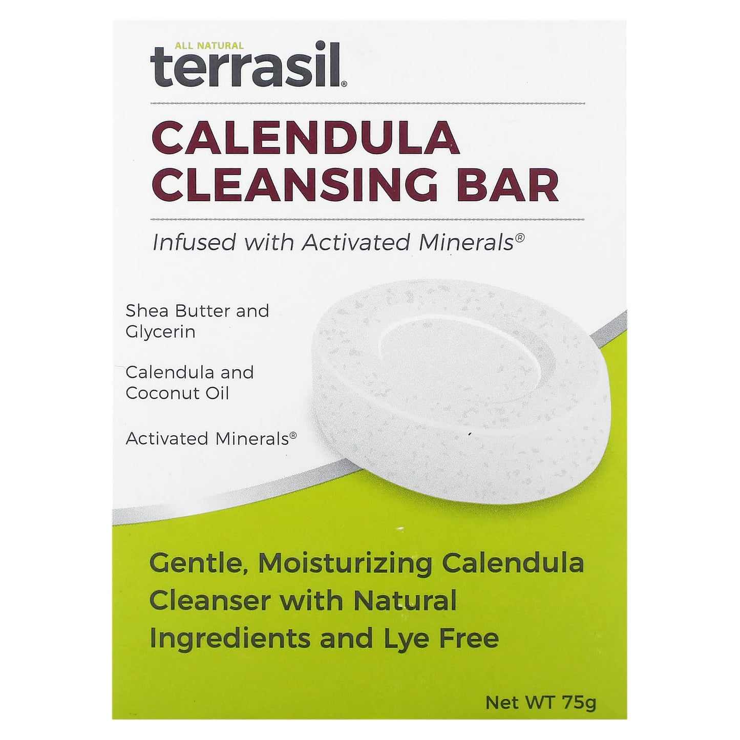 Terrasil, Calendula Cleansing Bar, 75 g - Image 1
