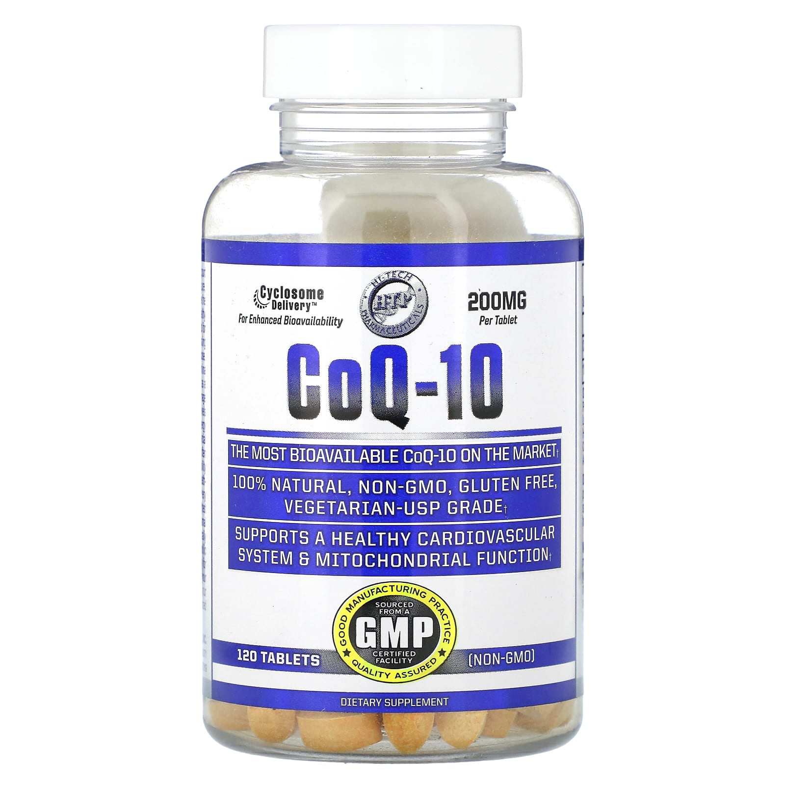 Hi Tech CoQ-10 200mg - Maximum Bioavailability, Heart Health & Energy - Image 1
