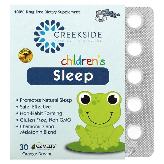 Creekside Natural Therapeutics Orange Dream Sleep Aid for Kids 30 EZ Melts - Image 1