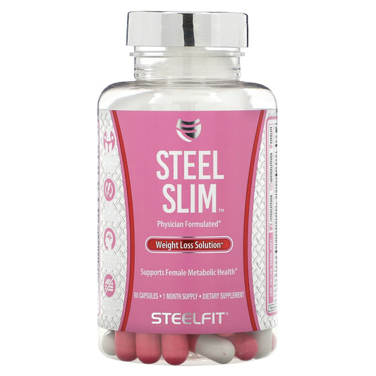 SteelFit, Steel Slim Weight Loss Solution, 90 Capsules - Image 1