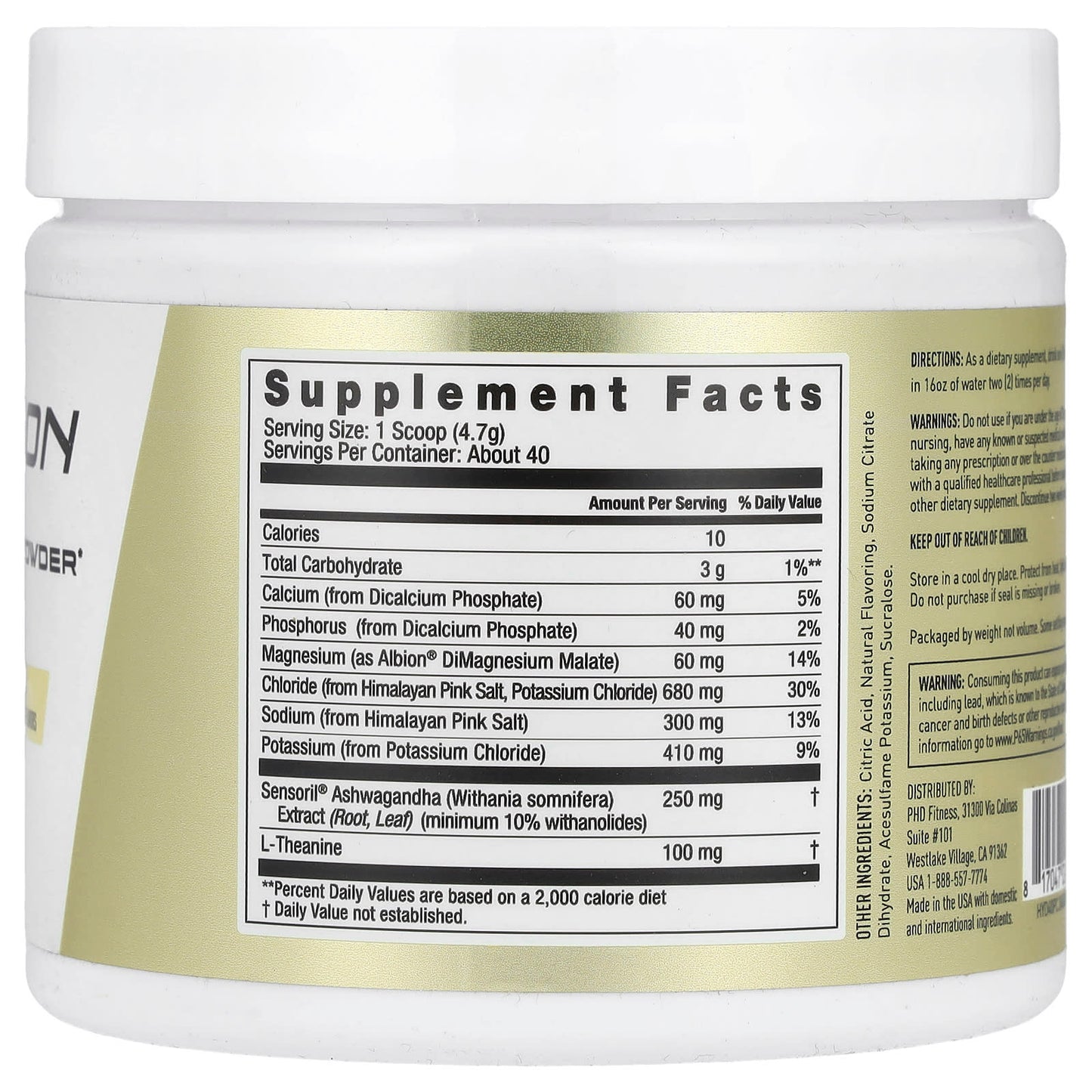 JYM Hydration Electrolyte Powder - Pina Colada Flavor - Image 2