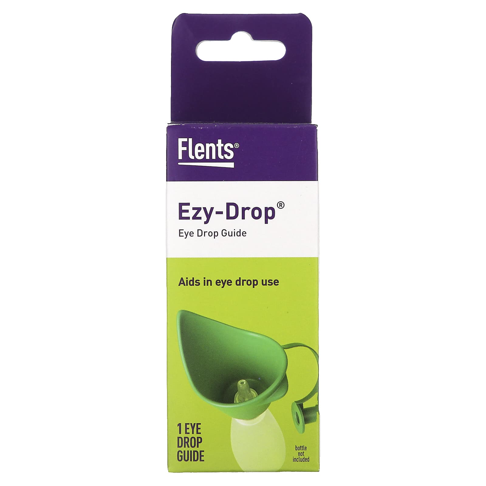 Flents Ezy-Drop Eye Drop Guide for Easy Eye Care - Image 1