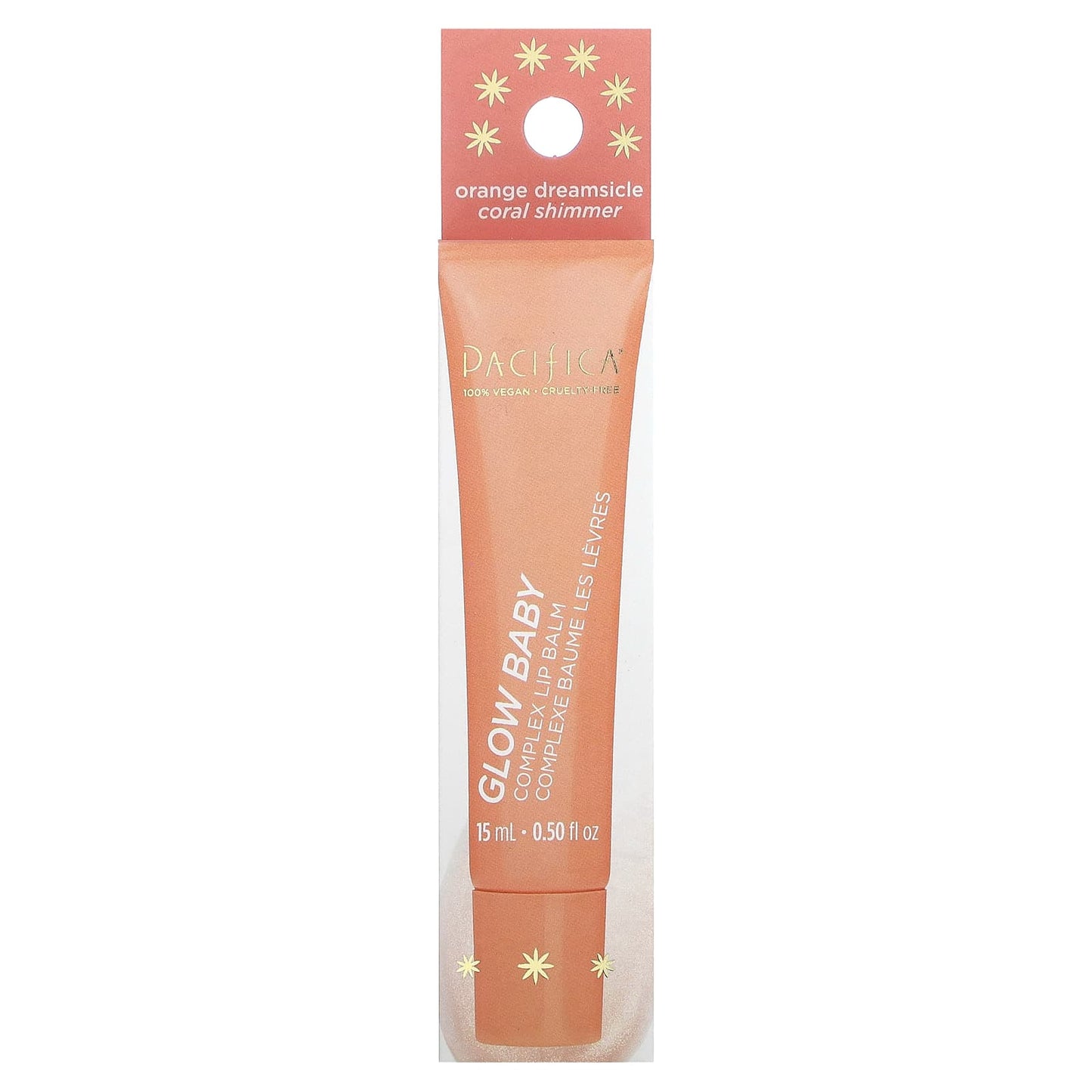 Pacifica, Glow Baby, Complex Lip Balm, Orange Dreamsicle, 0.50 fl oz (15  ml) - Image 2