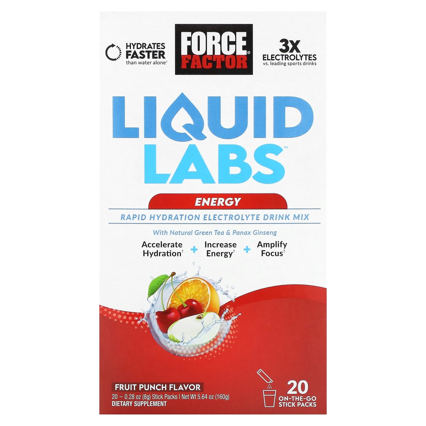 Boost Energy with Rapid Hydration Electrolyte Drink Mix by Force Factor - Image 1