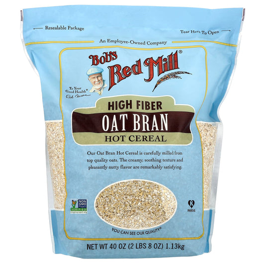 High Fiber Oat Bran Hot Cereal by Bob's Red Mill - 40 oz - Image 1