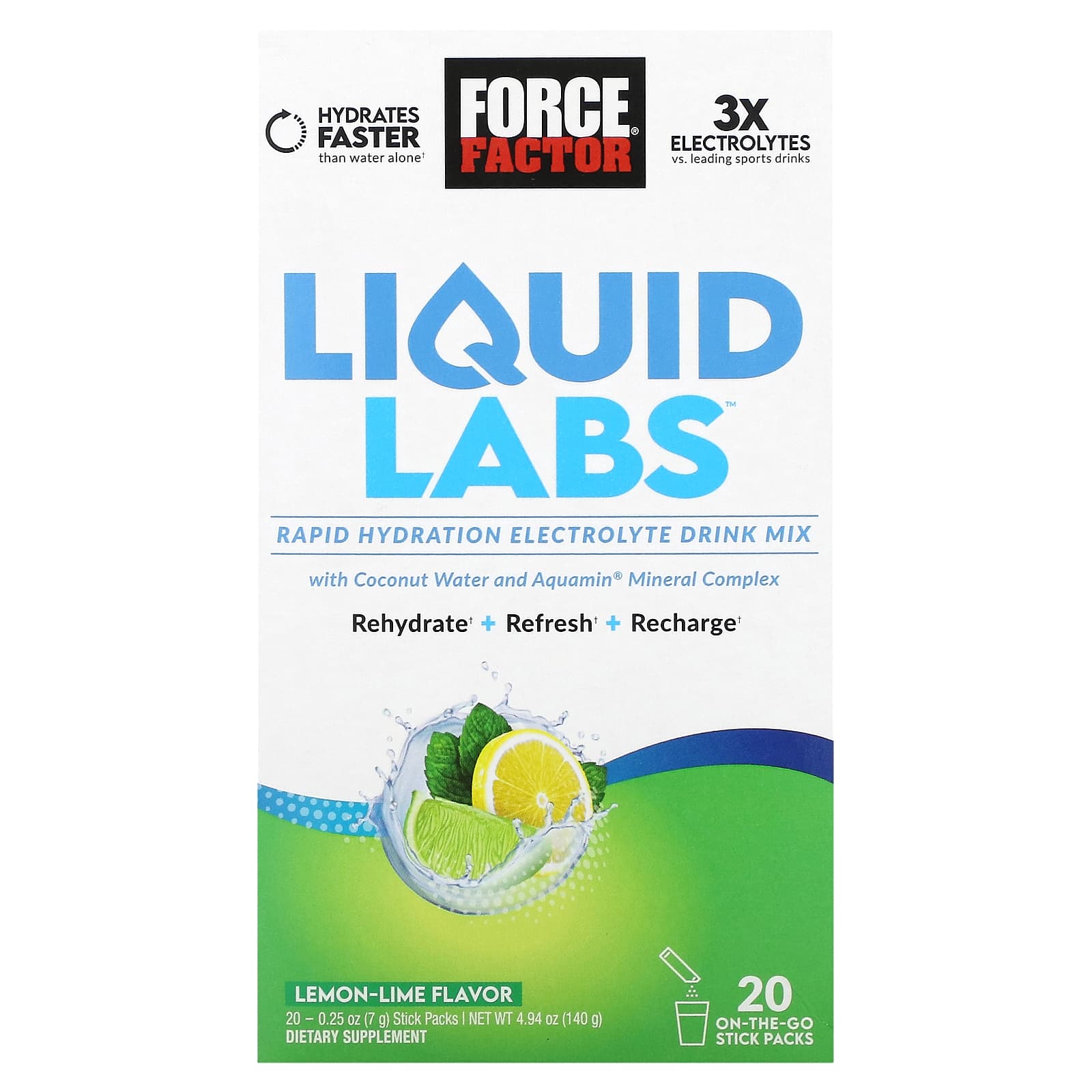 Rapid Hydration Electrolyte Drink Mix by Force Factor - Image 1