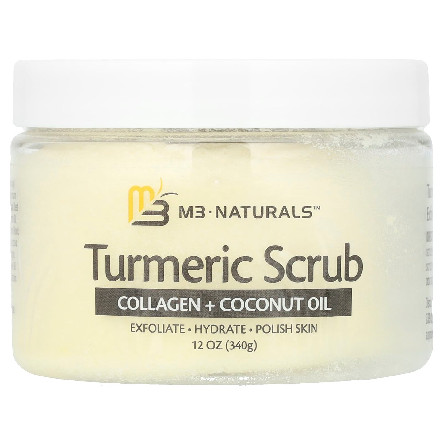 M3 Naturals, Turmeric Scrub, 12 oz (340 g) - Image 1
