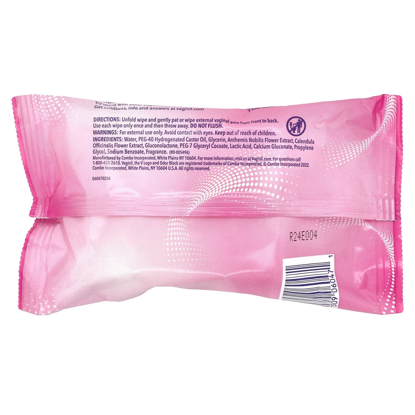Vagisil, Odor Block® Daily Freshening Wipes,  20 Soft, Disposable Wipes - Image 2