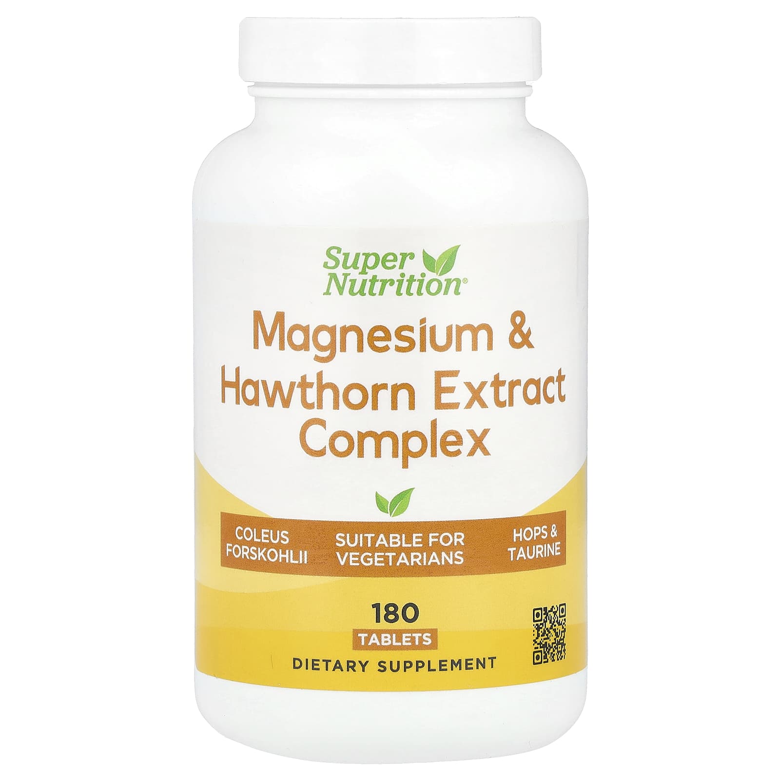 Magnesium & Hawthorn Extract Complex - 180 Tablets for Heart Health - Image 1