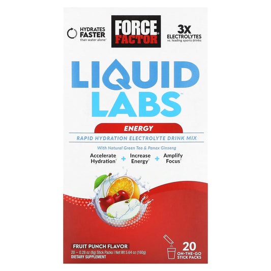 Boost Energy with Rapid Hydration Electrolyte Drink Mix by Force Factor - Image 1