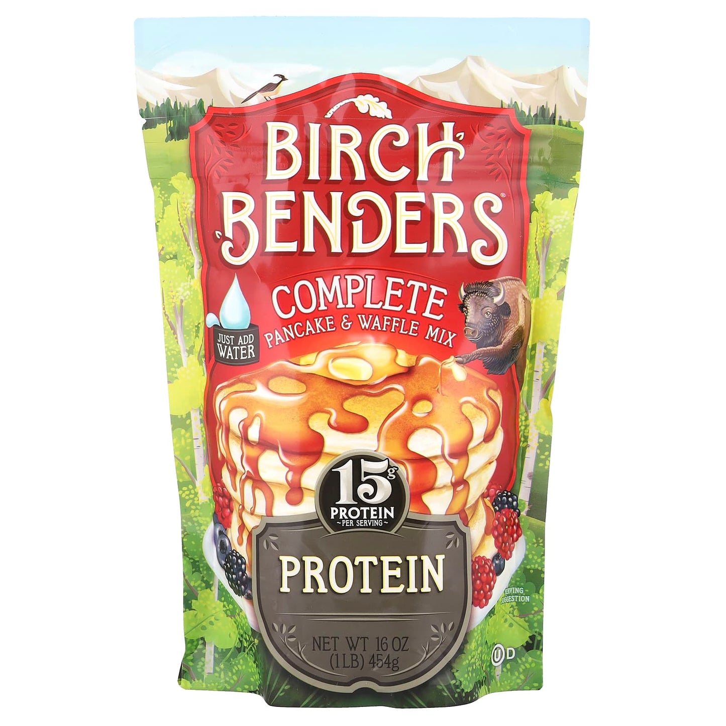 Protein Pancake & Waffle Mix by Birch Benders, 16 oz - Image 1