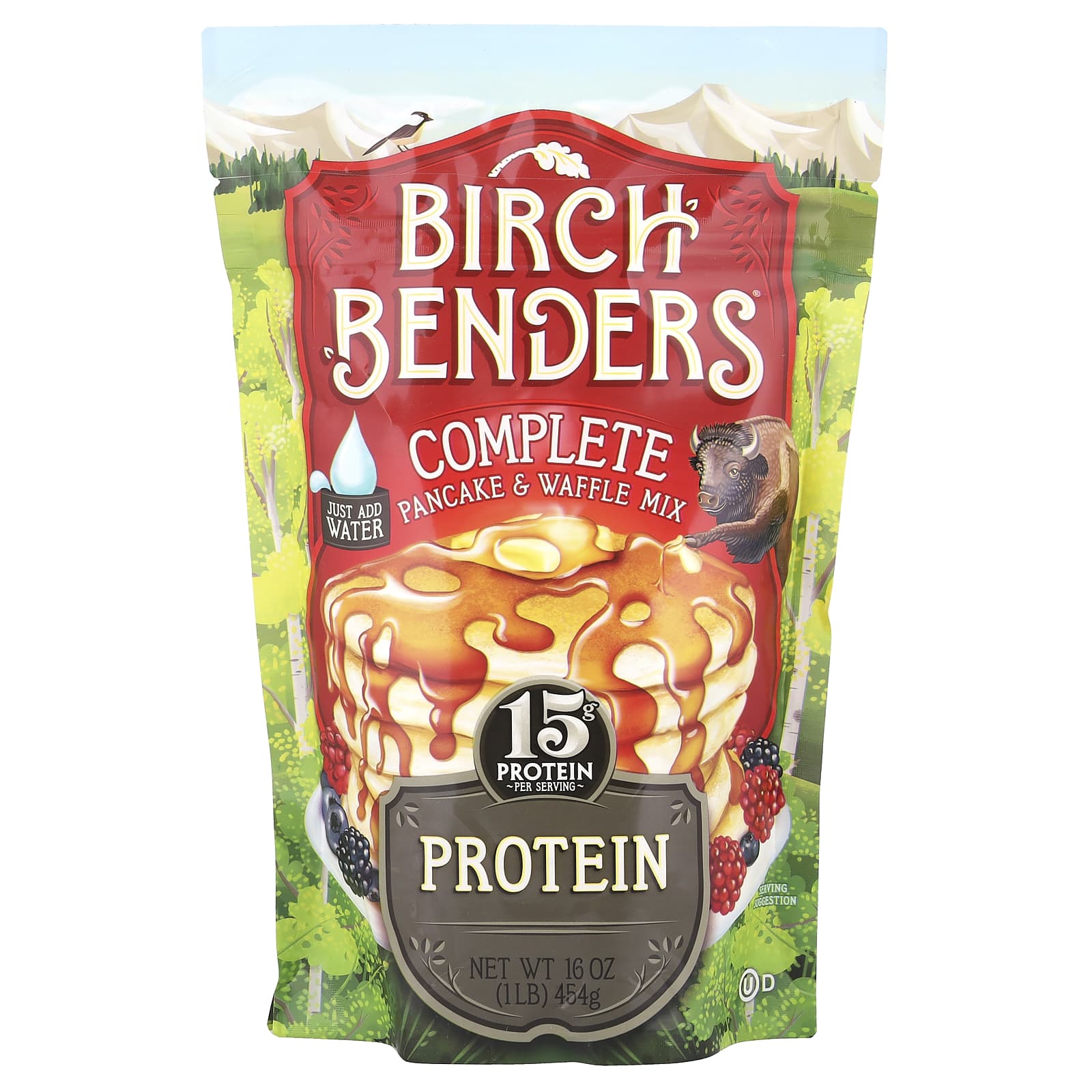 Protein Pancake & Waffle Mix by Birch Benders, 16 oz - Image 1