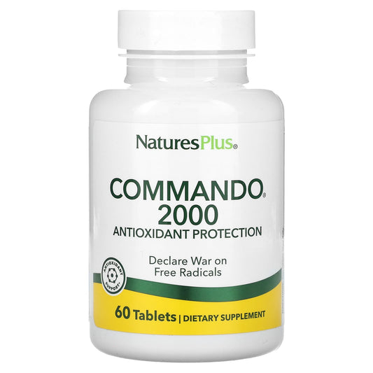 NaturesPlus, Commando 2000, 60 Tablets - Image 1