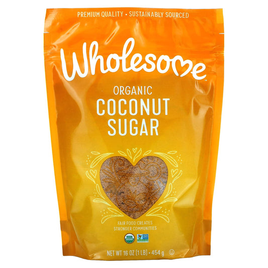 Wholesome Sweeteners, Organic Coconut Sugar, 1 lb. (16 oz) - 454 g - Image 1