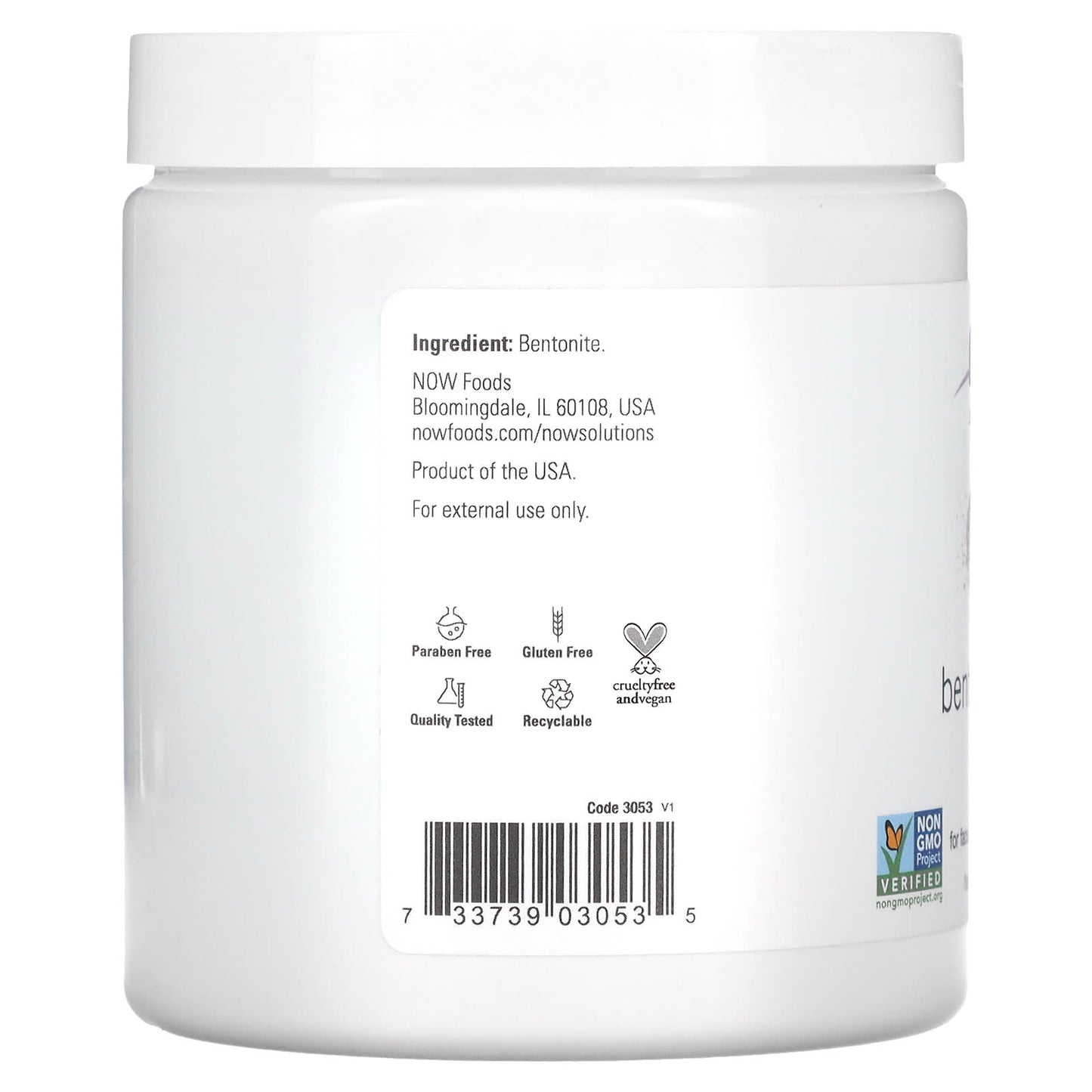NOW Foods, Solutions, Bentonite Clay Powder, Pure, 11 oz (312 g) - Image 2