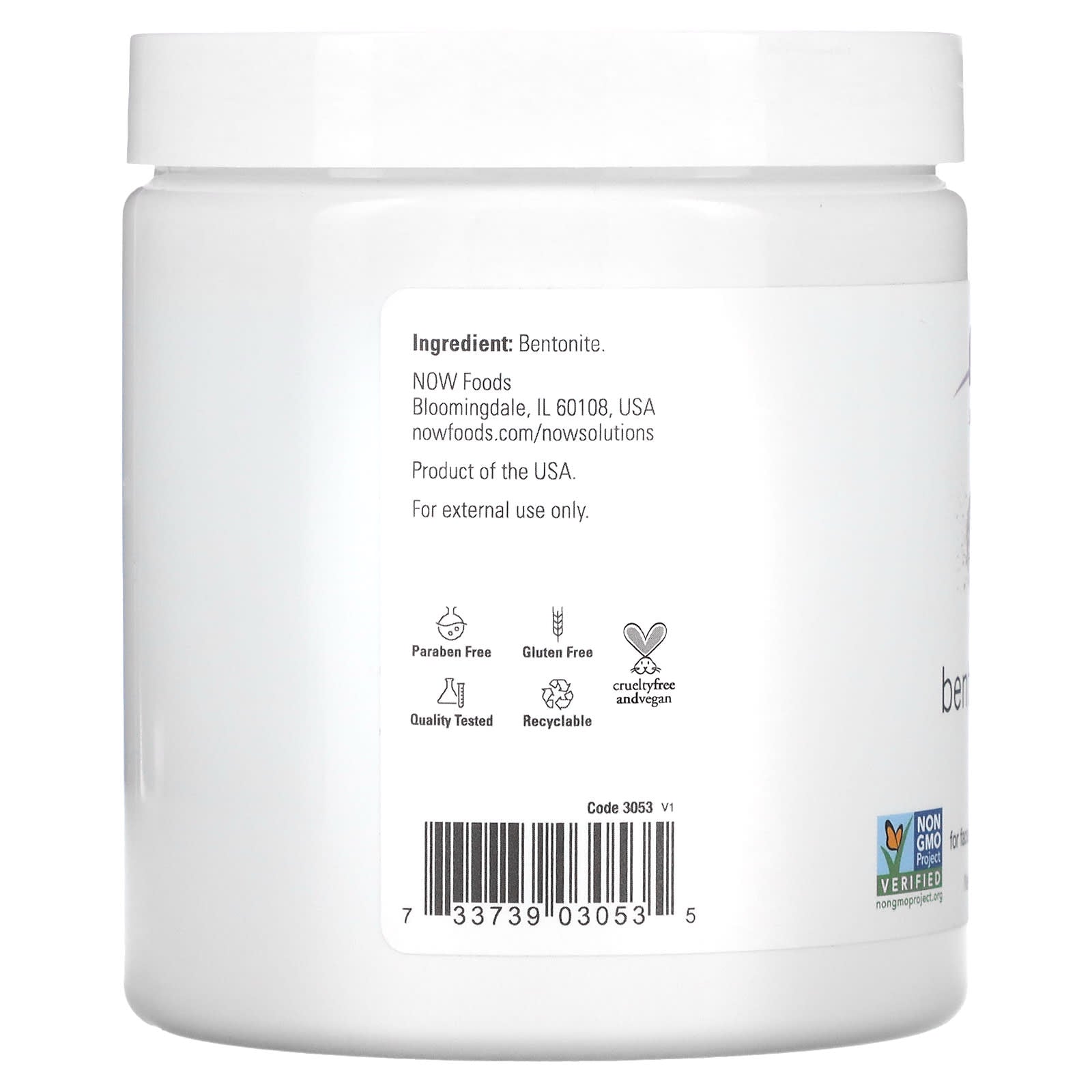 NOW Foods, Solutions, Bentonite Clay Powder, Pure, 11 oz (312 g) - Image 2