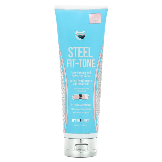 SteelFit, Fit + Tone, Body Firming and Contouring Lotion, Pink Pomelo, 8 fl oz, (237 ml) - Image 1