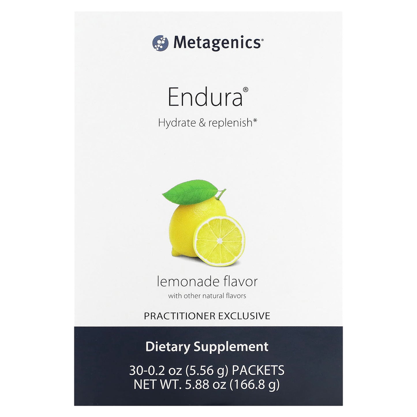 Metagenics, Endura, Lemonade, 30 Packets, 0.2 oz (5.56 g) Each - Image 1
