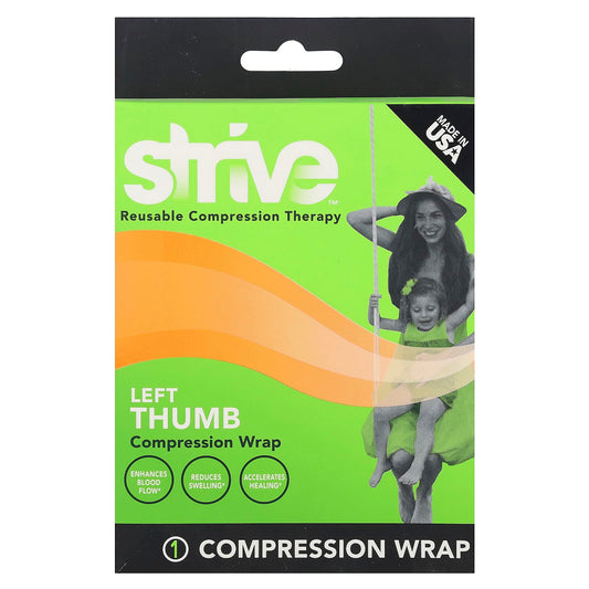 Strive, Left Thumb Compression Wrap, One Size Fits Most, 1 Count - Image 1