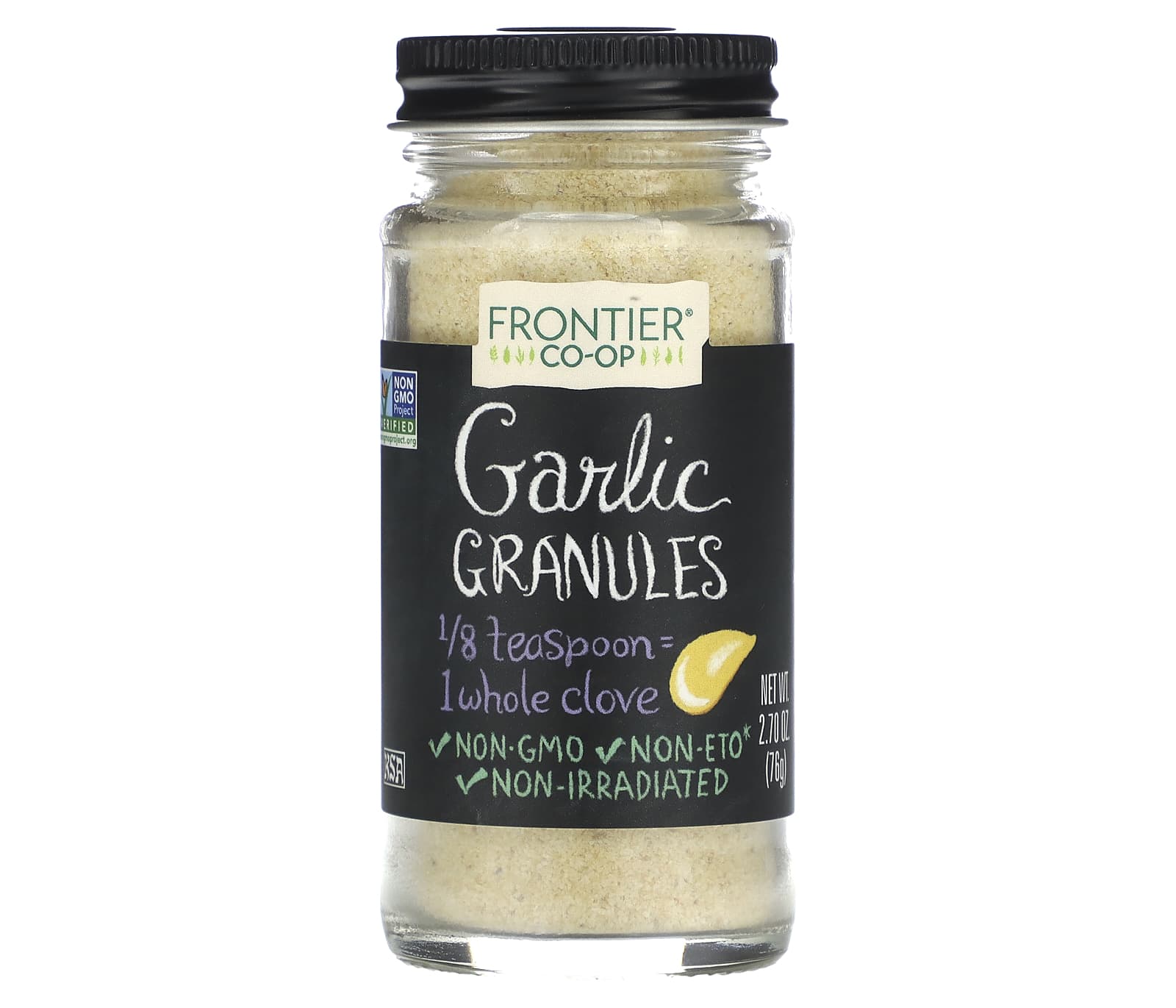 Garlic Granules by Frontier Co-op, Non-GMO & Kosher, 2.70 oz - Image 1