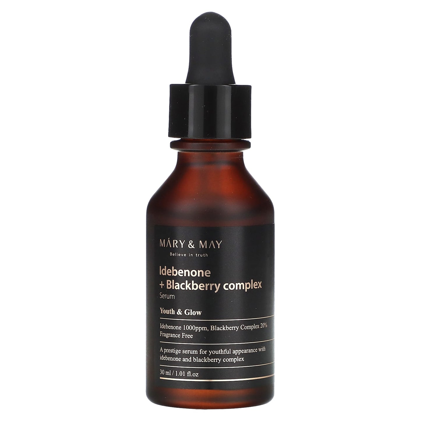 Mary & May, Idebenone + Blackberry Complex Serum, 1.01 fl oz (30 ml) - Image 1