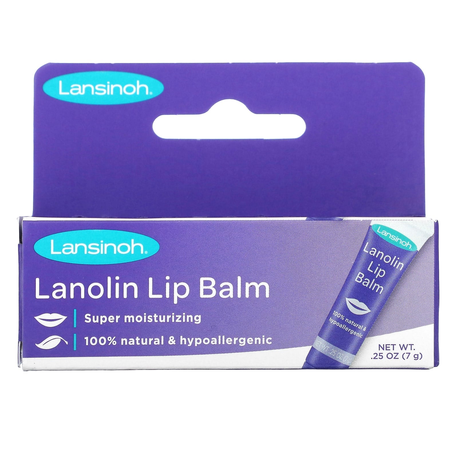 Lansinoh, Lanolin Lip Balm, 0.25 oz (7 g) - Image 2
