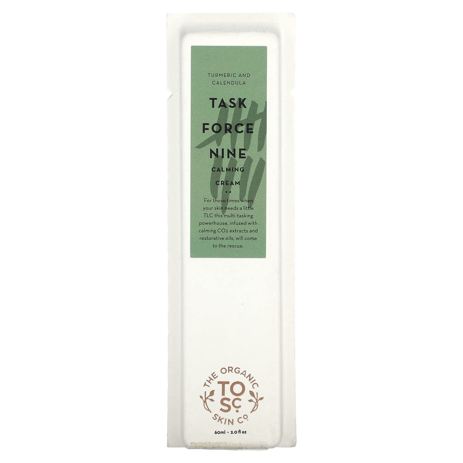The Organic Skin Co., Task Force Nine, Calming Cream, 2 fl oz (60 ml) - Image 2