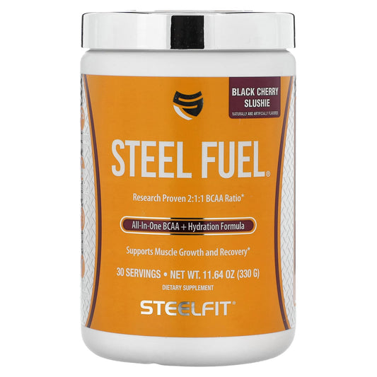 SteelFit, Steel Fuel, Black Cherry Slushie, 11.64 oz (330 g) - Image 1