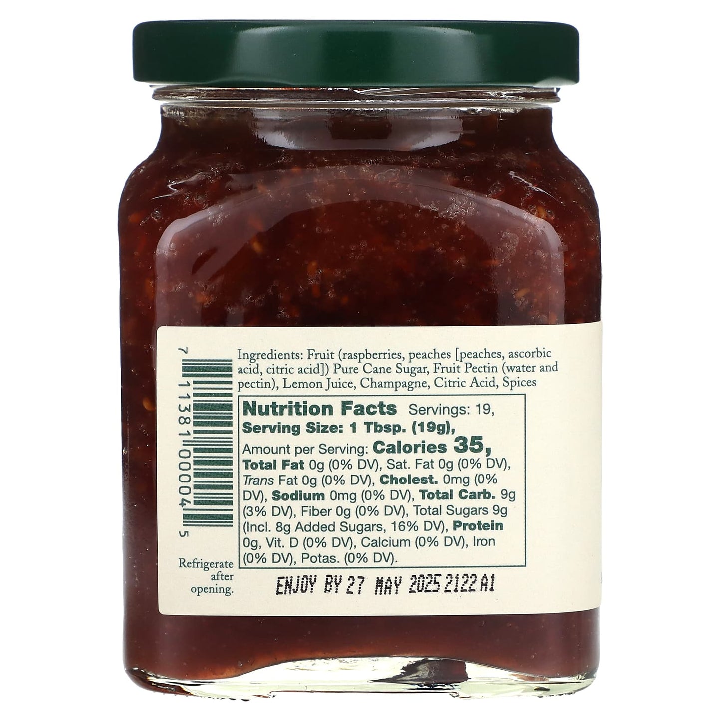 Stonewall Kitchen, Raspberry Peach Champagne Jam, 12.5 oz (354 g) - Image 2