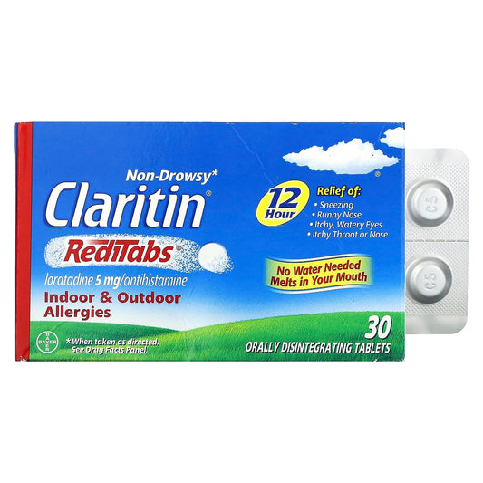 Claritin Non-Drowsy RediTabs for Indoor & Outdoor Allergies Relief - Image 1