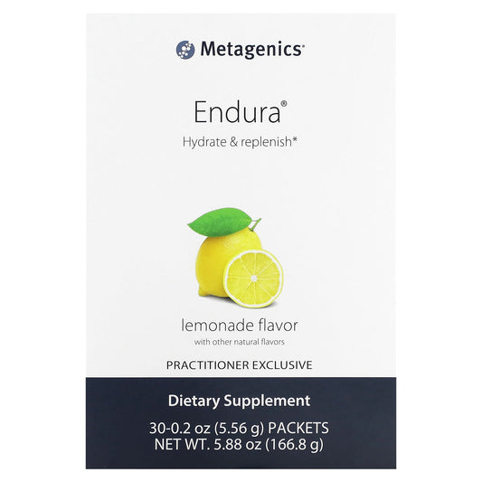 Metagenics, Endura, Lemonade, 30 Packets, 0.2 oz (5.56 g) Each - Image 1