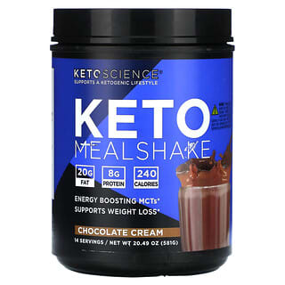 Chocolate Cream Keto Meal Shake by Keto Science - Delicious, Convenient Weight L